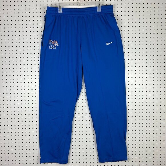 Nike Memphis Tigers Sweatpants XXL Blue Zip Basketball PE Elite Penny Hardaway - Picture 1 of 8